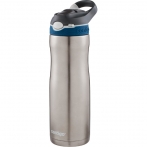 Термобутылка Contigo Ashland Chill 0554 600 серая с синим