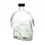  Бутылка Череп 0.74 литра прозрачная