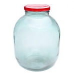 Банка стеклянная Волгоград 7 литров прозрачная твист 110